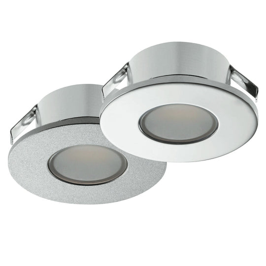 Loox 12V 2022 Round LED Recessed Downlight - Silver Finish