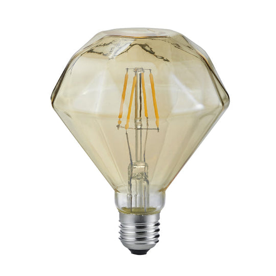 Diamond Shape Vintage E27 4W Fully Dimmable Bulb