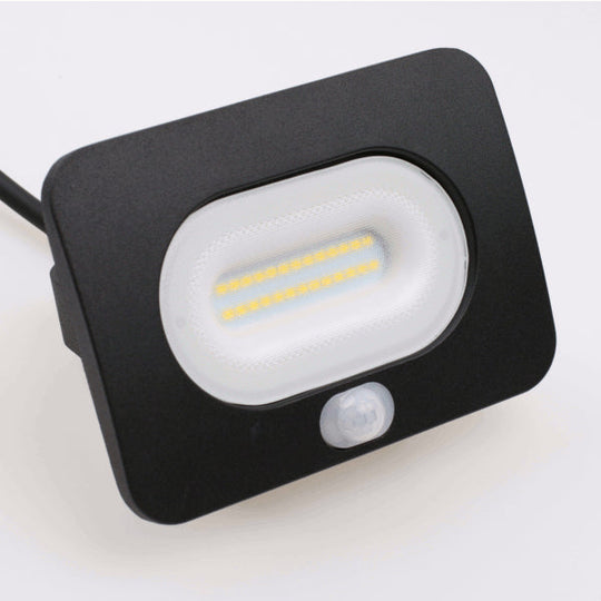 Culver 10W Slimline Outdoor LED Flood Light With PIR