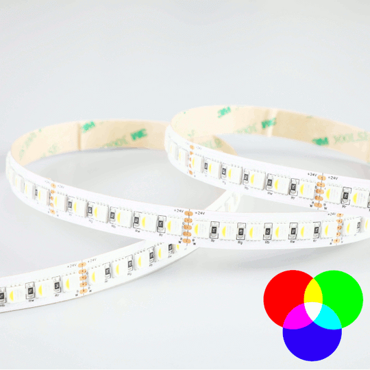 18W RGB Colour Changing & Single Colour LED Tape 120 Diode Per Metre