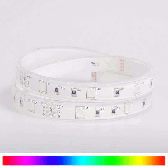 7.2W RGB Colour Changing LED Tape IP67 Suitable For External use