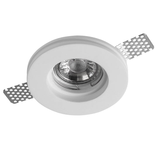 Leon - Gypsum Plaster-In Recessed Baffled Ceiling Downlight