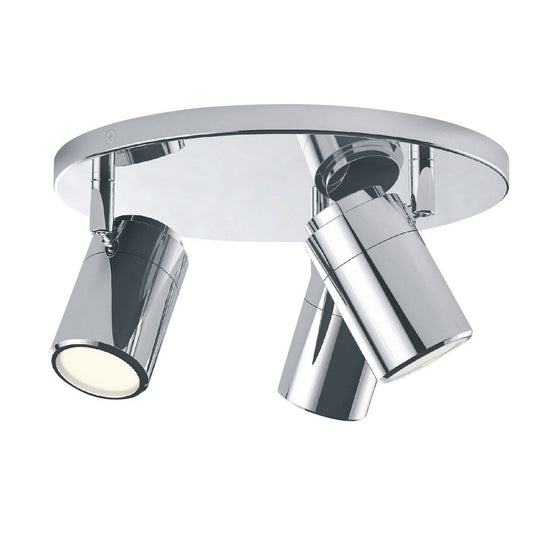 IP44 GU10 Ceiling Lighting - 3 Head Spotlight