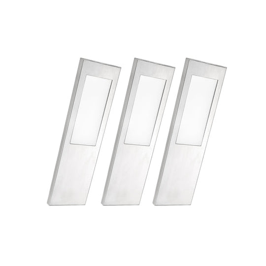 ELD  Lighting 3 LED Light Super Slim Under Cabinet Light 3 Light Kit White Driver