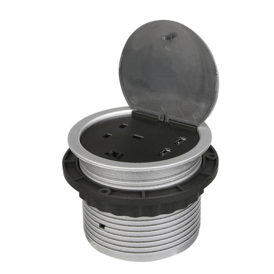 Powerport - 1 UK Electrical Socket For Worktops