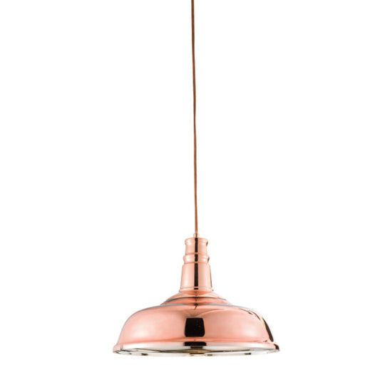 Rosa Copper/ Glass Industrial Style Pendant Light