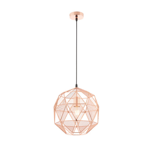 Hex Copper Industrial Pendant Lighting