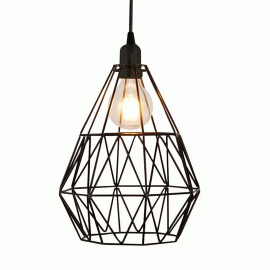 Eden E27 IP44 Framed Pendant Light